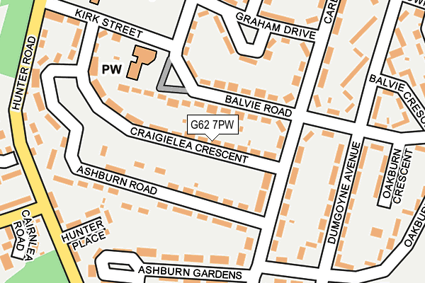 G62 7PW map - OS OpenMap – Local (Ordnance Survey) G62 7PW map - OS OpenMap – Local (Ordnance Survey)