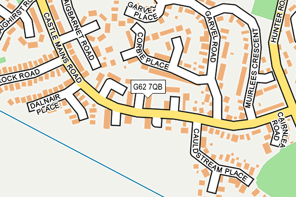 G62 7QB map - OS OpenMap – Local (Ordnance Survey) G62 7QB map - OS OpenMap – Local (Ordnance Survey)
