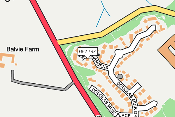 G62 7RZ map - OS OpenMap – Local (Ordnance Survey) G62 7RZ map - OS OpenMap – Local (Ordnance Survey)
