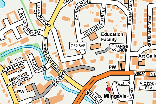 G62 8AF map - OS OpenMap – Local (Ordnance Survey) G62 8AF map - OS OpenMap – Local (Ordnance Survey)