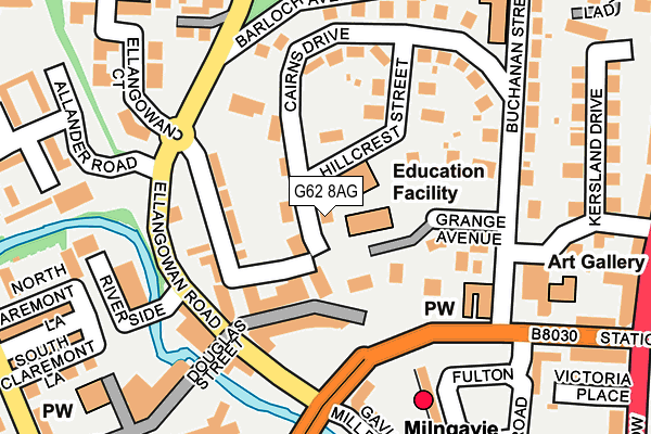 G62 8AG map - OS OpenMap – Local (Ordnance Survey) G62 8AG map - OS OpenMap – Local (Ordnance Survey)