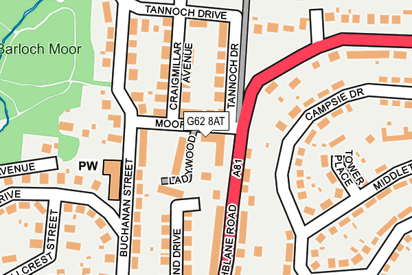 G62 8AT map - OS OpenMap – Local (Ordnance Survey) G62 8AT map - OS OpenMap – Local (Ordnance Survey)