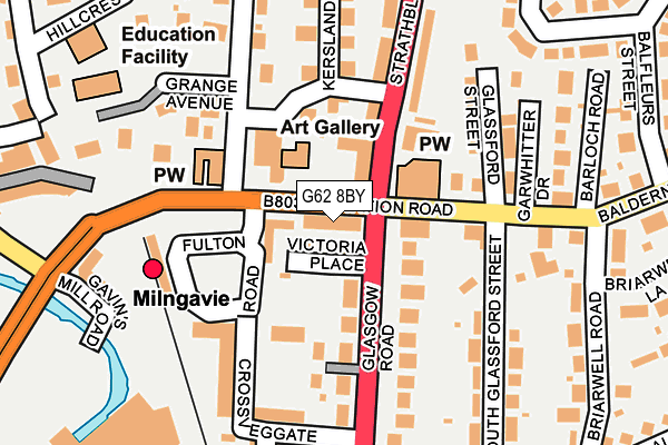 G62 8BY map - OS OpenMap – Local (Ordnance Survey) G62 8BY map - OS OpenMap – Local (Ordnance Survey)