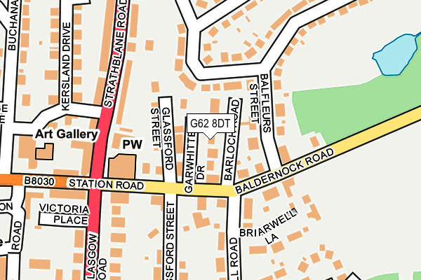 G62 8DT map - OS OpenMap – Local (Ordnance Survey) G62 8DT map - OS OpenMap – Local (Ordnance Survey)
