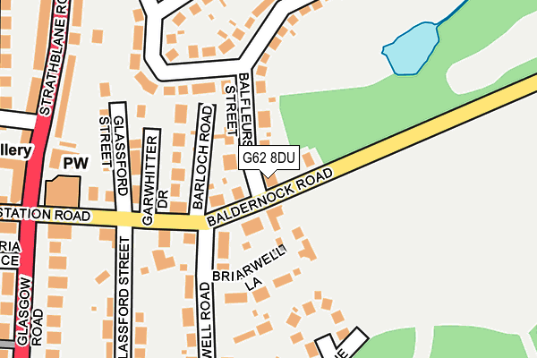 G62 8DU map - OS OpenMap – Local (Ordnance Survey) G62 8DU map - OS OpenMap – Local (Ordnance Survey)