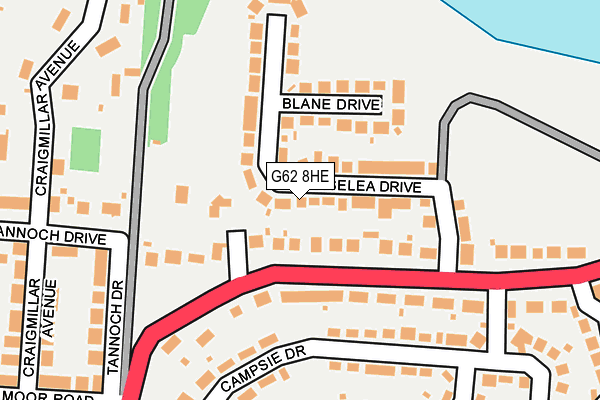 G62 8HE map - OS OpenMap – Local (Ordnance Survey) G62 8HE map - OS OpenMap – Local (Ordnance Survey)