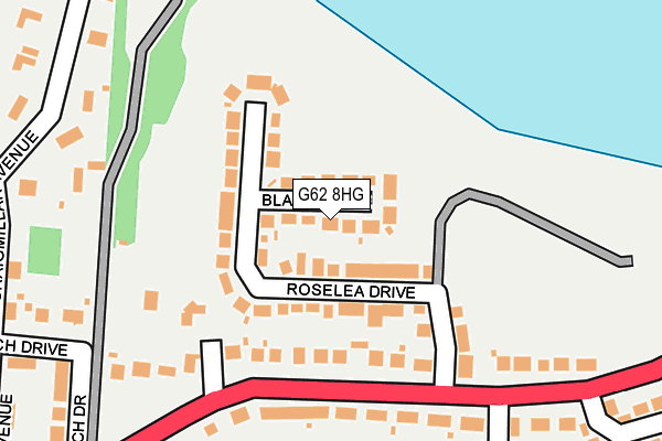 G62 8HG map - OS OpenMap – Local (Ordnance Survey) G62 8HG map - OS OpenMap – Local (Ordnance Survey)