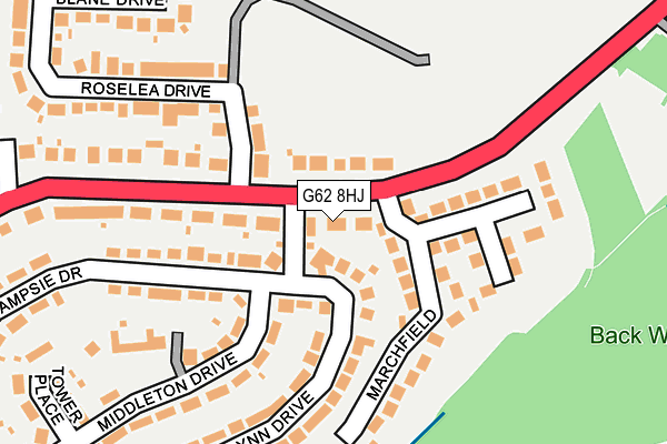 G62 8HJ map - OS OpenMap – Local (Ordnance Survey) G62 8HJ map - OS OpenMap – Local (Ordnance Survey)