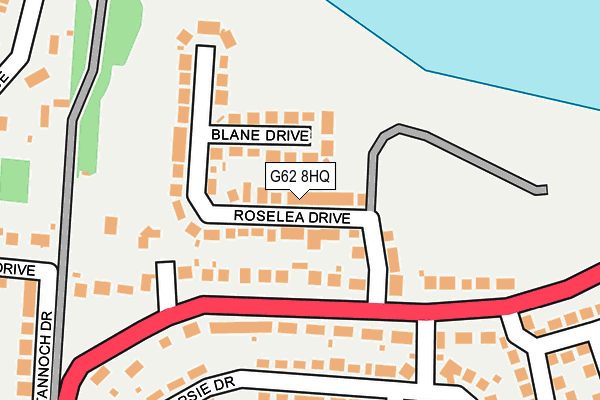 G62 8HQ map - OS OpenMap – Local (Ordnance Survey) G62 8HQ map - OS OpenMap – Local (Ordnance Survey)