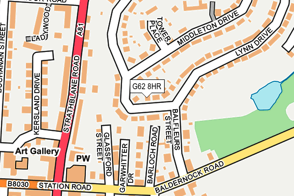 G62 8HR map - OS OpenMap – Local (Ordnance Survey) G62 8HR map - OS OpenMap – Local (Ordnance Survey)