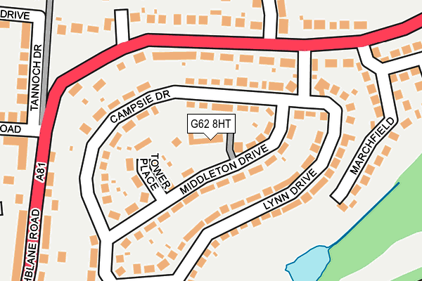 G62 8HT map - OS OpenMap – Local (Ordnance Survey) G62 8HT map - OS OpenMap – Local (Ordnance Survey)