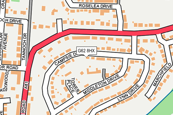 G62 8HX map - OS OpenMap – Local (Ordnance Survey) G62 8HX map - OS OpenMap – Local (Ordnance Survey)