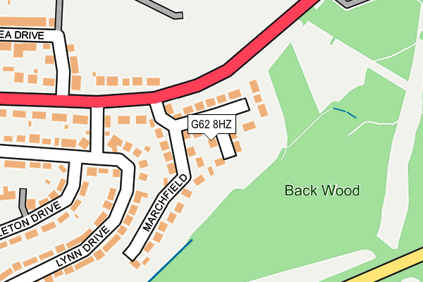 G62 8HZ map - OS OpenMap – Local (Ordnance Survey) G62 8HZ map - OS OpenMap – Local (Ordnance Survey)