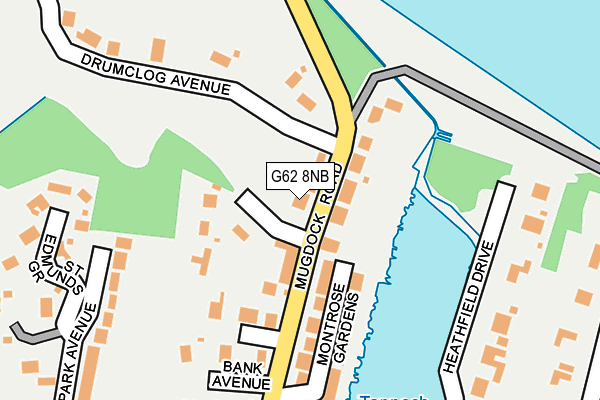 G62 8NB map - OS OpenMap – Local (Ordnance Survey) G62 8NB map - OS OpenMap – Local (Ordnance Survey)