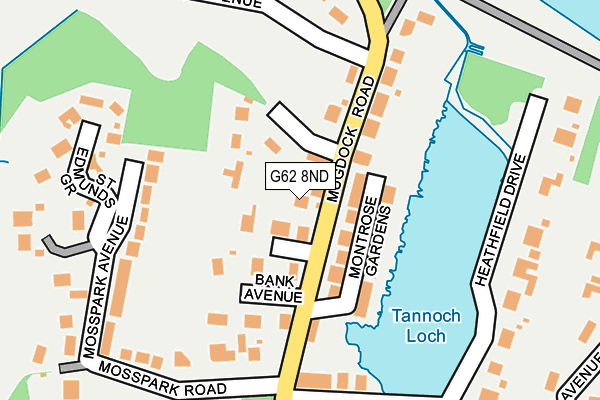 G62 8ND map - OS OpenMap – Local (Ordnance Survey) G62 8ND map - OS OpenMap – Local (Ordnance Survey)