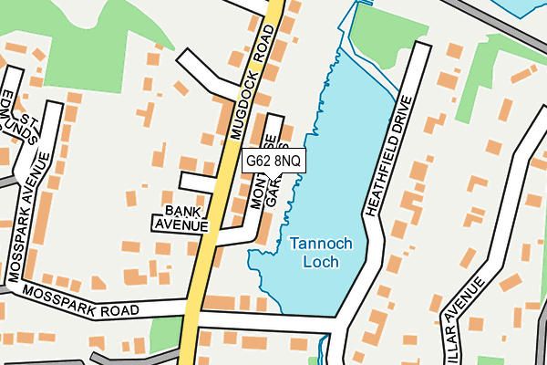 G62 8NQ map - OS OpenMap – Local (Ordnance Survey) G62 8NQ map - OS OpenMap – Local (Ordnance Survey)
