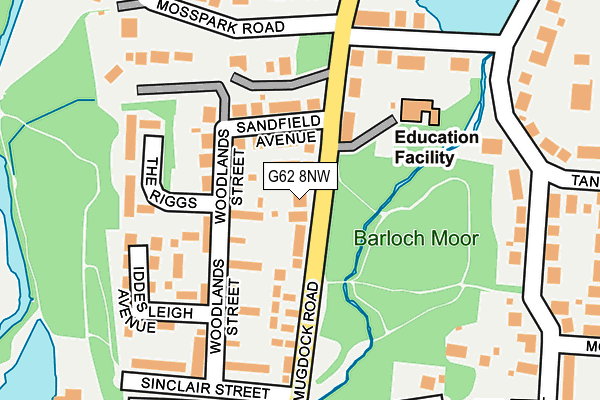 G62 8NW map - OS OpenMap – Local (Ordnance Survey) G62 8NW map - OS OpenMap – Local (Ordnance Survey)