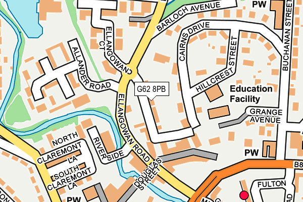G62 8PB map - OS OpenMap – Local (Ordnance Survey) G62 8PB map - OS OpenMap – Local (Ordnance Survey)