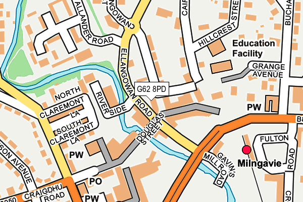 G62 8PD map - OS OpenMap – Local (Ordnance Survey) G62 8PD map - OS OpenMap – Local (Ordnance Survey)
