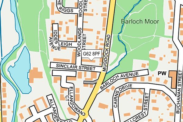 G62 8PF map - OS OpenMap – Local (Ordnance Survey) G62 8PF map - OS OpenMap – Local (Ordnance Survey)