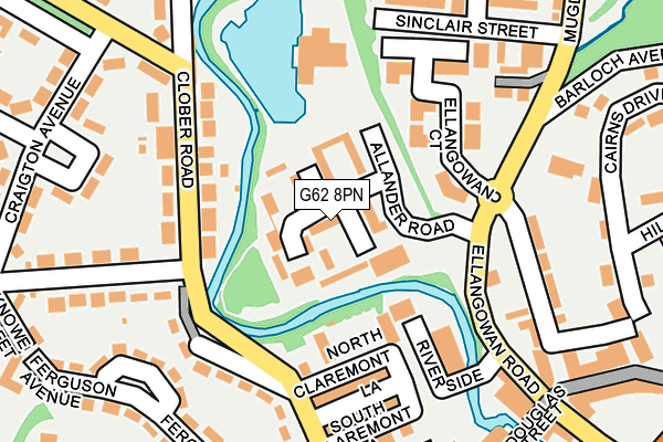 G62 8PN map - OS OpenMap – Local (Ordnance Survey) G62 8PN map - OS OpenMap – Local (Ordnance Survey)