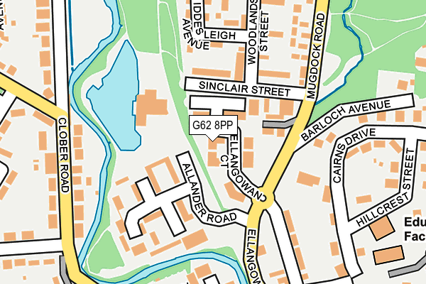 G62 8PP map - OS OpenMap – Local (Ordnance Survey) G62 8PP map - OS OpenMap – Local (Ordnance Survey)