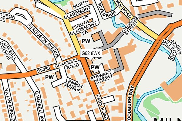 G62 8WX map - OS OpenMap – Local (Ordnance Survey) G62 8WX map - OS OpenMap – Local (Ordnance Survey)