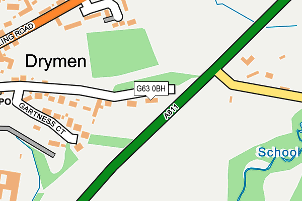G63 0BH map - OS OpenMap – Local (Ordnance Survey) G63 0BH map - OS OpenMap – Local (Ordnance Survey)