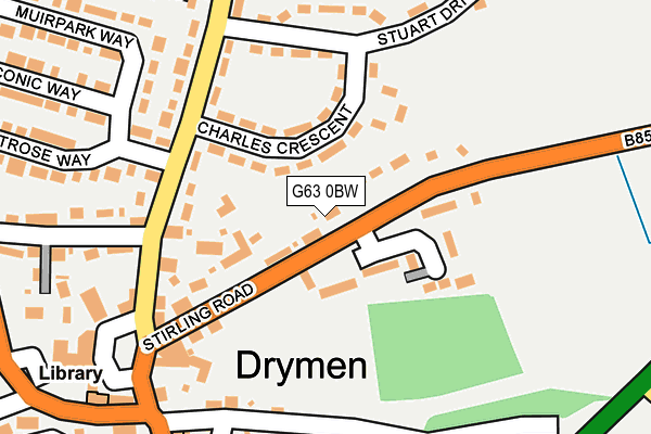 G63 0BW map - OS OpenMap – Local (Ordnance Survey) G63 0BW map - OS OpenMap – Local (Ordnance Survey)