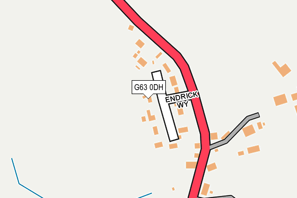 G63 0DH map - OS OpenMap – Local (Ordnance Survey)