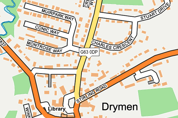 G63 0DP map - OS OpenMap – Local (Ordnance Survey) G63 0DP map - OS OpenMap – Local (Ordnance Survey)