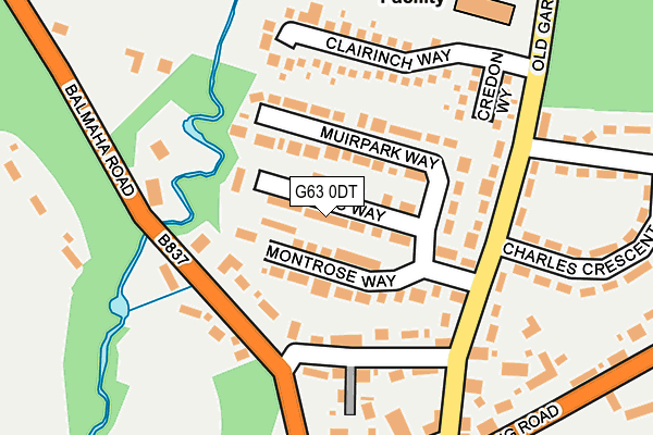 G63 0DT map - OS OpenMap – Local (Ordnance Survey) G63 0DT map - OS OpenMap – Local (Ordnance Survey)