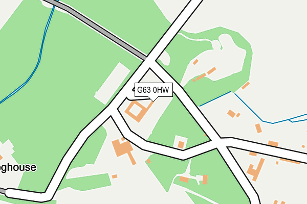 G63 0HW map - OS OpenMap – Local (Ordnance Survey) G63 0HW map - OS OpenMap – Local (Ordnance Survey)