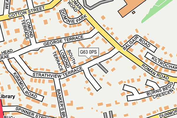 G63 0PS map - OS OpenMap – Local (Ordnance Survey) G63 0PS map - OS OpenMap – Local (Ordnance Survey)