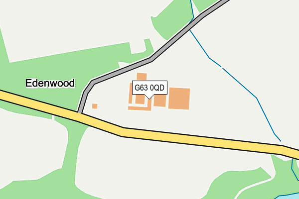 G63 0QD map - OS OpenMap – Local (Ordnance Survey) G63 0QD map - OS OpenMap – Local (Ordnance Survey)