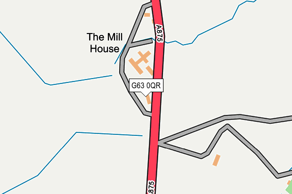 G63 0QR map - OS OpenMap – Local (Ordnance Survey) G63 0QR map - OS OpenMap – Local (Ordnance Survey)