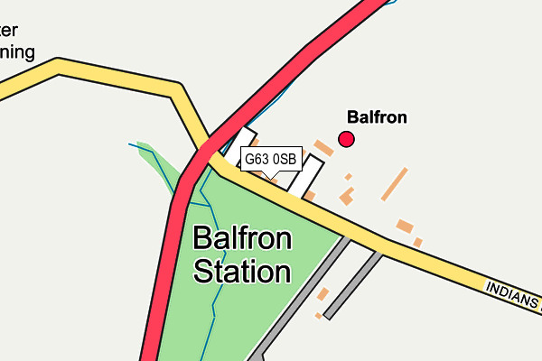 G63 0SB map - OS OpenMap – Local (Ordnance Survey) G63 0SB map - OS OpenMap – Local (Ordnance Survey)