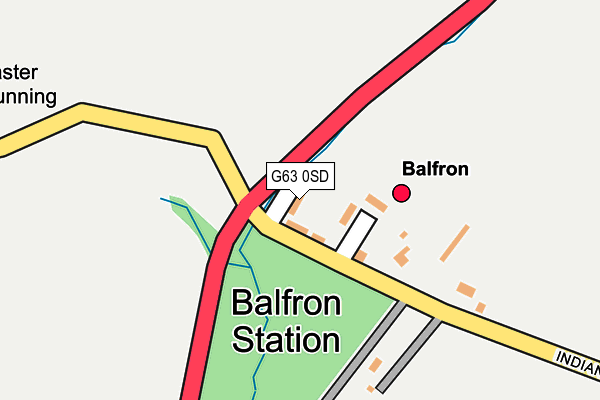 G63 0SD map - OS OpenMap – Local (Ordnance Survey) G63 0SD map - OS OpenMap – Local (Ordnance Survey)