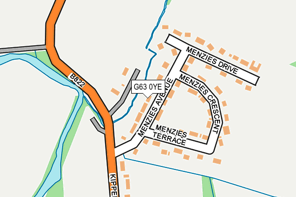 G63 0YE map - OS OpenMap – Local (Ordnance Survey) G63 0YE map - OS OpenMap – Local (Ordnance Survey)