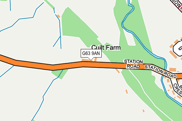 G63 9AN map - OS OpenMap – Local (Ordnance Survey) G63 9AN map - OS OpenMap – Local (Ordnance Survey)