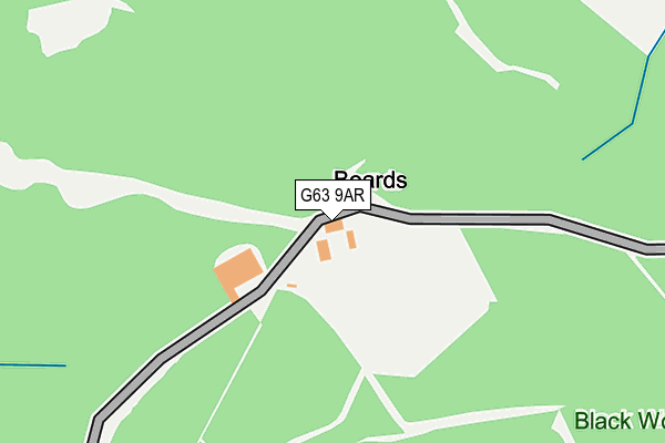 G63 9AR map - OS OpenMap – Local (Ordnance Survey) G63 9AR map - OS OpenMap – Local (Ordnance Survey)