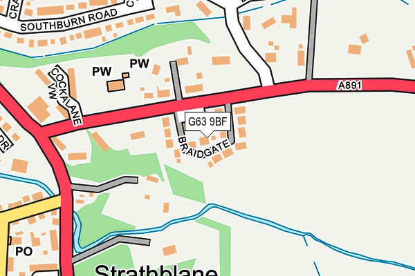G63 9BF map - OS OpenMap – Local (Ordnance Survey) G63 9BF map - OS OpenMap – Local (Ordnance Survey)