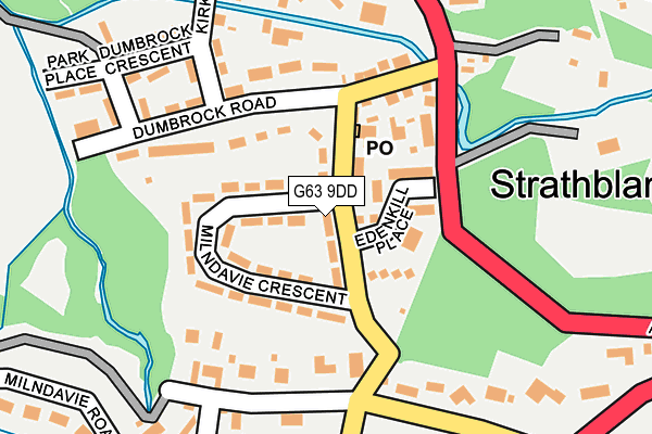 G63 9DD map - OS OpenMap – Local (Ordnance Survey) G63 9DD map - OS OpenMap – Local (Ordnance Survey)