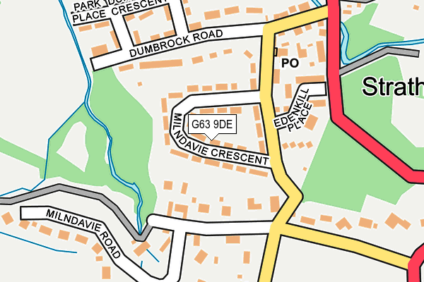 G63 9DE map - OS OpenMap – Local (Ordnance Survey) G63 9DE map - OS OpenMap – Local (Ordnance Survey)