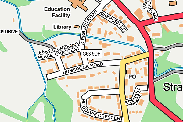 G63 9DH map - OS OpenMap – Local (Ordnance Survey) G63 9DH map - OS OpenMap – Local (Ordnance Survey)