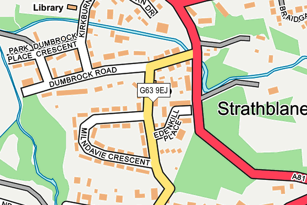 G63 9EJ map - OS OpenMap – Local (Ordnance Survey) G63 9EJ map - OS OpenMap – Local (Ordnance Survey)