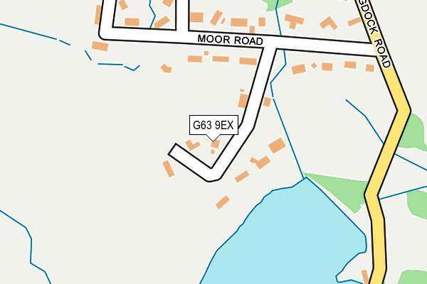 G63 9EX map - OS OpenMap – Local (Ordnance Survey) G63 9EX map - OS OpenMap – Local (Ordnance Survey)
