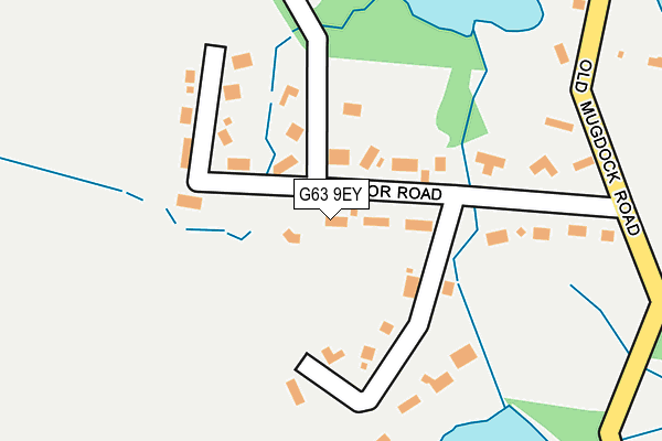 G63 9EY map - OS OpenMap – Local (Ordnance Survey) G63 9EY map - OS OpenMap – Local (Ordnance Survey)