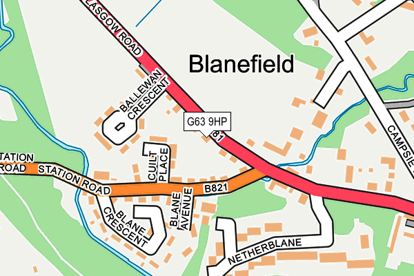 G63 9HP map - OS OpenMap – Local (Ordnance Survey) G63 9HP map - OS OpenMap – Local (Ordnance Survey)
