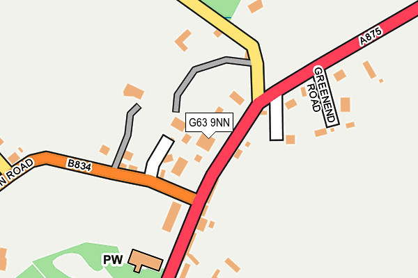 G63 9NN map - OS OpenMap – Local (Ordnance Survey) G63 9NN map - OS OpenMap – Local (Ordnance Survey)